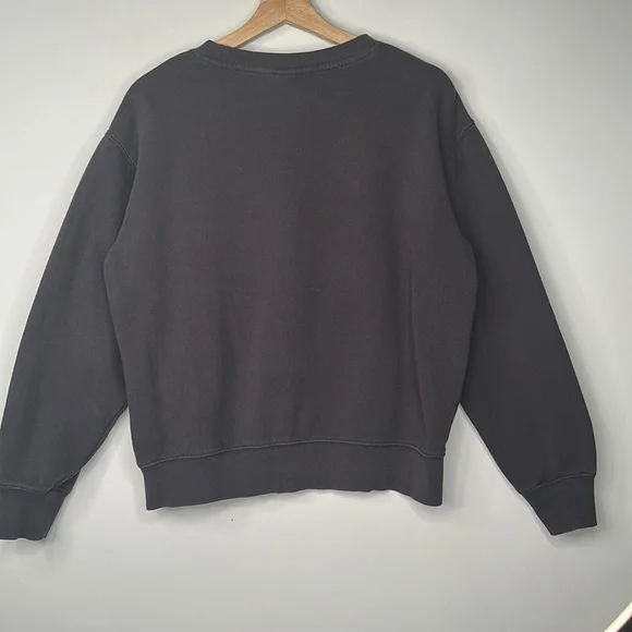 H&M Rolling Stones Sweatshirt Womens Size S Grey Tongue Graphics - Picture 2 of 7